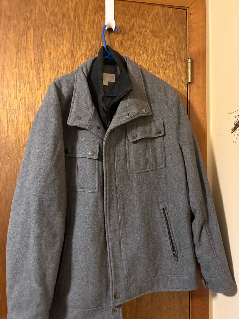 MICHAEL Michael Kors Men's Gray Field Jacket